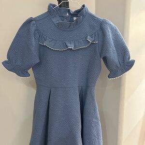 Janie and Jack Ruffle Jacquard Dress